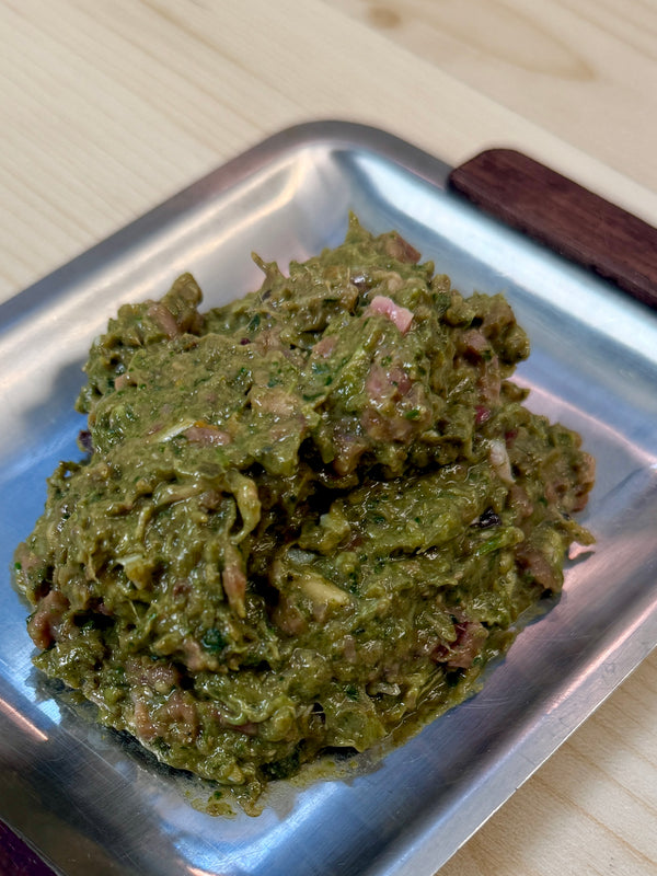Raw Grind - Turkey, Pork & Seafood Foundation Raw Grind For Dogs in Scoop-able Container or Portioned Patties