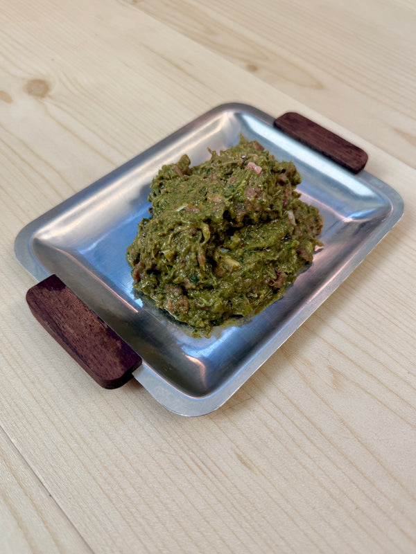 Raw Grind - Turkey, Pork & Seafood Foundation Raw Grind For Dogs in Scoop-able Container or Portioned Patties